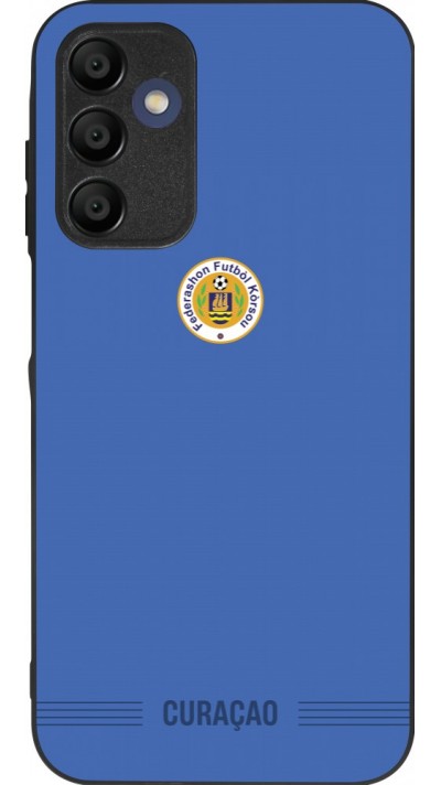 Samsung Galaxy A16 Case Hülle - Silikon schwarz Curaçao 2026 personalisierbares Fussballtrikot