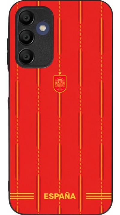Samsung Galaxy A16 Case Hülle - Silikon schwarz Spanien 2026 personalisierbares Fussballtrikot