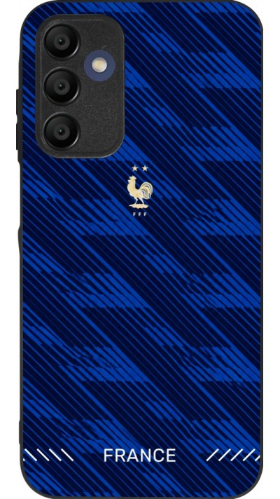 Samsung Galaxy A16 Case Hülle - Silikon schwarz Frankreich 2026 personalisierbares Fussballtrikot