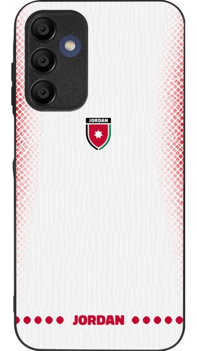 Samsung Galaxy A16 Case Hülle - Silikon schwarz Jordanien 2026 personalisierbares Fussballtrikot