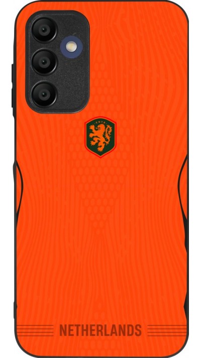Samsung Galaxy A16 Case Hülle - Silikon schwarz Niederlande 2026 personalisierbares Fussballtrikot