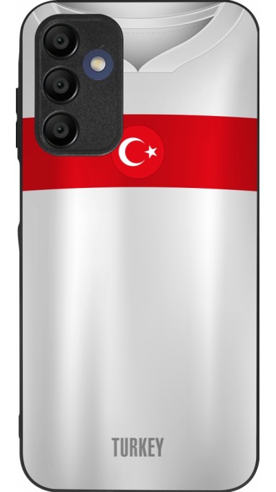 Samsung Galaxy A16 Case Hülle - Silikon schwarz Türkei personalisierbares Fussballtrikot
