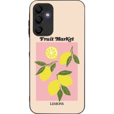 Samsung Galaxy A16 Case Hülle - Silikon schwarz Fruit market lemons 2026