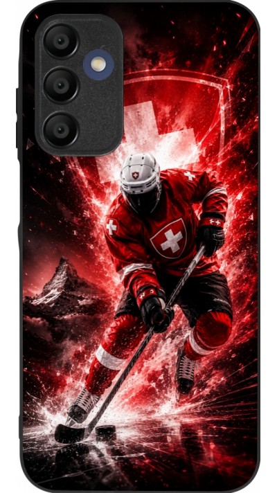 Samsung Galaxy A16 Case Hülle - Silikon schwarz Hockey World Championship Player