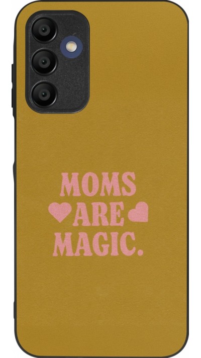 Samsung Galaxy A16 Case Hülle - Silikon schwarz Mom 2026 Are Magic