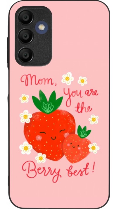 Samsung Galaxy A16 Case Hülle - Silikon schwarz Mom 2026 Berry best