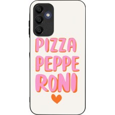 Samsung Galaxy A16 Case Hülle - Silikon schwarz Pizza pepperoni 2026