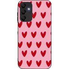 Samsung Galaxy A16 Case Hülle - Silikon schwarz Saint Valentines Day 26 Pattern heart