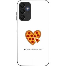 Samsung Galaxy A16 Case Hülle - Silikon schwarz Saint Valentines Day 26 You have my pizza heart