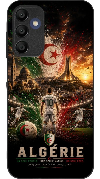 Samsung Galaxy A16 Case Hülle - Silikon schwarz Fussball Algerien splash 2026