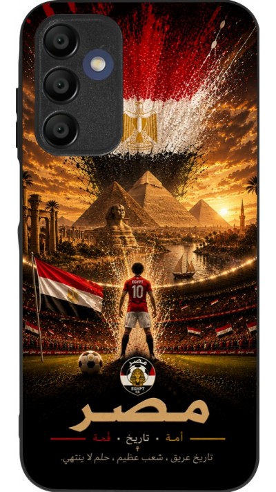 Samsung Galaxy A16 Case Hülle - Silikon schwarz Fussball Ägypten splash 2026