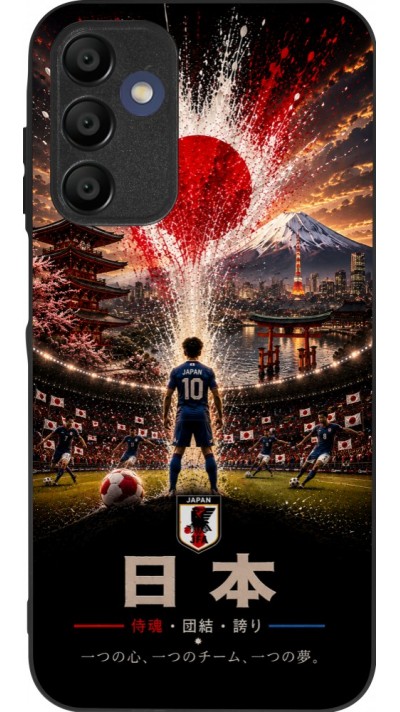 Samsung Galaxy A16 Case Hülle - Silikon schwarz Fussball Japan splash 2026