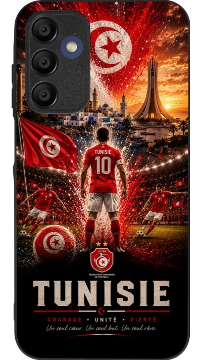Samsung Galaxy A16 Case Hülle - Silikon schwarz Fussball Tunesien splash 2026