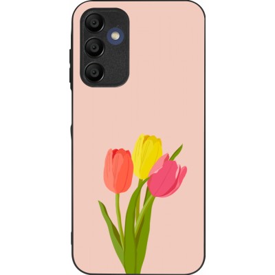 Samsung Galaxy A16 Case Hülle - Silikon schwarz Spring 23 tulip trio
