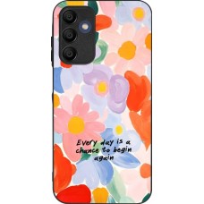Samsung Galaxy A16 Case Hülle - Silikon schwarz Every day is a chance Spring 2026