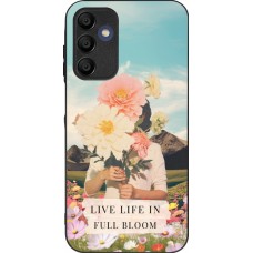 Samsung Galaxy A16 Case Hülle - Silikon schwarz Live life in full moon Spring 2026