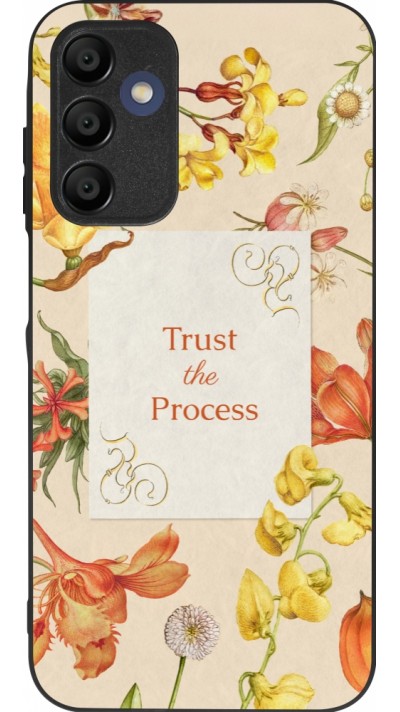 Samsung Galaxy A16 Case Hülle - Silikon schwarz Trust the process Spring 2026