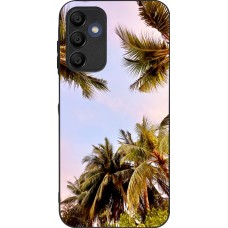 Samsung Galaxy A16 Case Hülle - Silikon schwarz Summer 2023 palm tree vibe