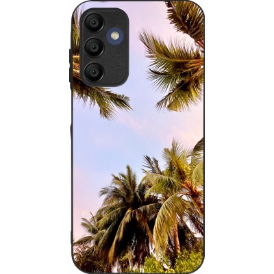Samsung Galaxy A16 Case Hülle - Silikon schwarz Summer 2023 palm tree vibe