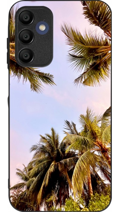 Coque Samsung Galaxy A16 - Silicone rigide noir Summer 2023 palm tree vibe