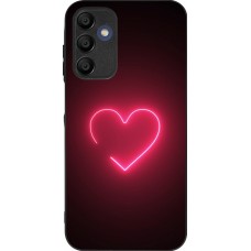 Samsung Galaxy A16 Case Hülle - Silikon schwarz Valentine 2023 single neon heart