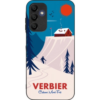 Samsung Galaxy A16 Case Hülle - Silikon schwarz Verbier Cabane Mont-Fort