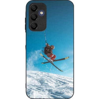 Samsung Galaxy A16 Case Hülle - Silikon schwarz Winter 22 Ski Jump