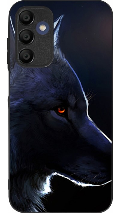 Samsung Galaxy A16 Case Hülle - Silikon schwarz Wolf Shape