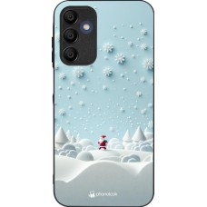 Samsung Galaxy A16 Case Hülle - Silikon schwarz Weihnachten 2023 Kleiner Vater Schneeflocke