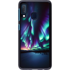 Samsung Galaxy A20e Case Hülle - Funkelndes Nordlicht