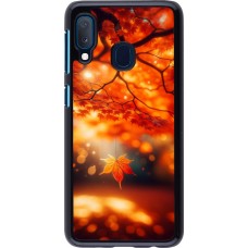 Samsung Galaxy A20e Case Hülle - Herbst Magisch Orange