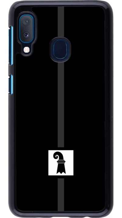 Samsung Galaxy A20e Case Hülle - Kanton BS schwarz