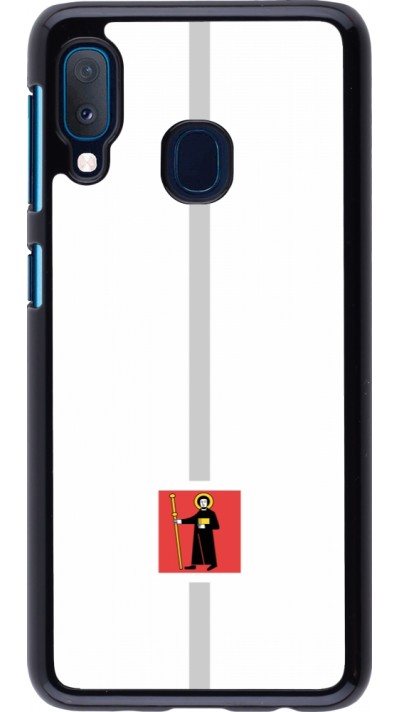 Samsung Galaxy A20e Case Hülle - Kanton GL weiss