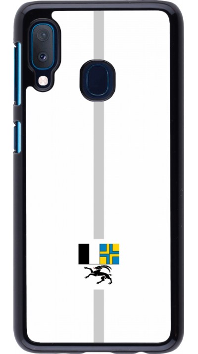 Samsung Galaxy A20e Case Hülle - Kanton GR weiss