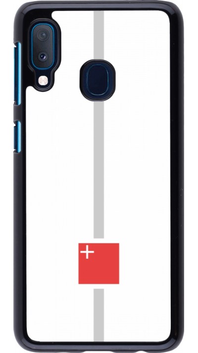Samsung Galaxy A20e Case Hülle - Kanton SZ weiss
