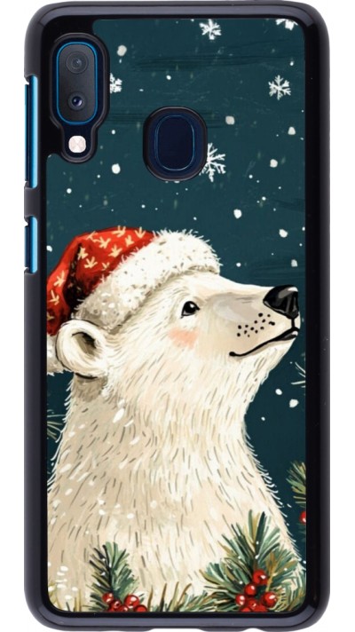 Samsung Galaxy A20e Case Hülle - Christmas 25 Bear