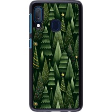 Samsung Galaxy A20e Case Hülle - Christmas 25 Pattern Xmas Tree