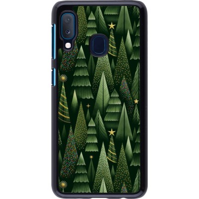 Samsung Galaxy A20e Case Hülle - Christmas 25 Pattern Xmas Tree