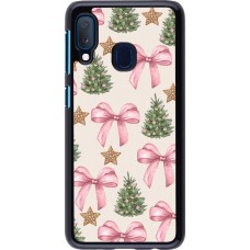 Samsung Galaxy A20e Case Hülle - Christmas 25 Vintage Ribbons