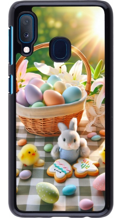 Samsung Galaxy A20e Case Hülle - Ostern 2025 Osterkorb