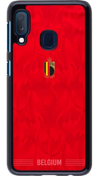 Coque Samsung Galaxy A20e - Maillot de football Belgique 2026 personnalisable