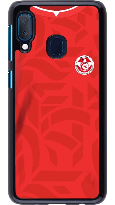 Samsung Galaxy A20e Case Hülle - Tunesien 2022 personalisierbares Fussballtrikot