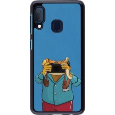 Samsung Galaxy A20e Case Hülle - Frog with camera DTMF