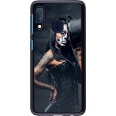Samsung Galaxy A20e Case Hülle - Halloween 22 Tattooed Girl