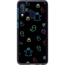 Samsung Galaxy A20e Case Hülle - Halloween 2024 colorful ghosts