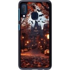 Samsung Galaxy A20e Case Hülle - Halloween 2025 Haunted house