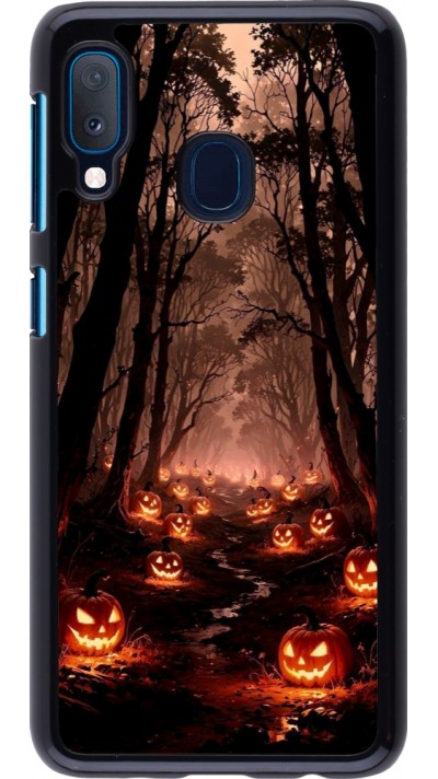 Coque Samsung Galaxy A20e - Halloween 2025 Road of Terrifying Pumpkins