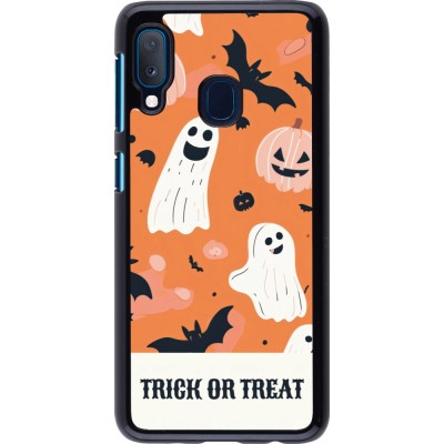 Samsung Galaxy A20e Case Hülle - Halloween 2025 Trick treat