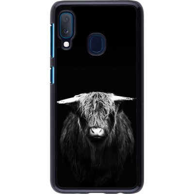 Samsung Galaxy A20e Case Hülle - Highland calf black