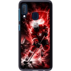 Samsung Galaxy A20e Case Hülle - Hockey World Championship Player